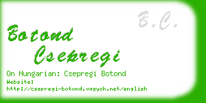 botond csepregi business card